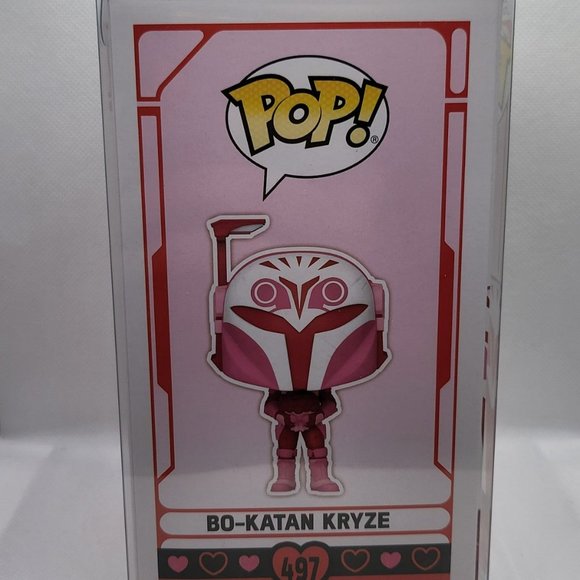 Star Wars Bo-Katan Kryze (Pink Valentine) Funko Shop Exclusive Funko Pop - Picture 4 of 8